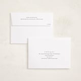 "Linen Stripes" - Holiday Cards in Sage by Angela Thompson - FREE Recipient Addressing