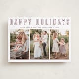 "Triple Happiness" - Holiday Cards in Snow by Juliana Zimmermann - Front
