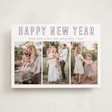 "Triple Happiness" - Holiday Cards in Snow by Juliana Zimmermann - Front