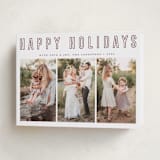"Triple Happiness" - Holiday Cards in Snow by Juliana Zimmermann - Folded Card
