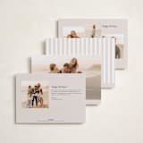 "classic layout" - Holiday Cards in Vanilla by Christy Hy Lee - Back of Card Options