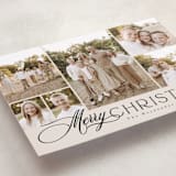 "classic layout" - Holiday Cards in Vanilla by Christy Hy Lee - Detail