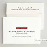 "Kennedy" - Holiday Cards in Poinsettia by Amy Kross - FREE Recipient Addressing
