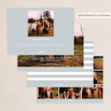 "The Press" - Holiday Cards in Vanilla by Carolyn MacLaren - Back of Card Options