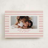 "classic weave" - Holiday Cards in Berry by Kanika Mathur - Front