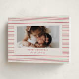 "classic weave" - Holiday Cards in Berry by Kanika Mathur - Folded Card