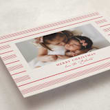 "classic weave" - Holiday Cards in Berry by Kanika Mathur - Detail