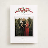 "Greenery Swag" - Holiday Cards in Santa by Everett Paper Goods - Front