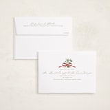 "Greenery Swag" - Holiday Cards in Santa by Everett Paper Goods - FREE Recipient Addressing