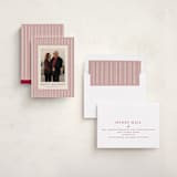 "The Prep" - Holiday Cards in Cranberry by Kristie Kern - Assembled