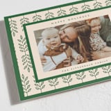 "Folklore Holiday" - Holiday Cards in Pine by Nazia Hyder - Detail