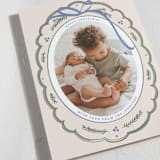 "Cherished Christmas" - Holiday Cards in Powder by Ashley Iwafuchi - Detail