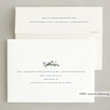 "Cherished Christmas" - Holiday Cards in Powder by Ashley Iwafuchi - FREE Recipient Addressing