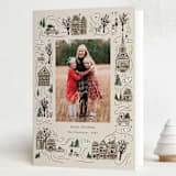 "Holiday Village" - Holiday Cards in Snicker Doodle by Cindy Reynolds - Folded Card