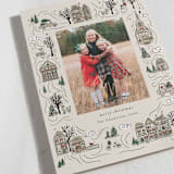 "Holiday Village" - Holiday Cards in Snicker Doodle by Cindy Reynolds - Detail