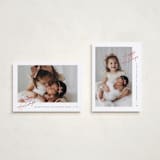 "Charming" - Holiday Cards in Berry by Ana de Sousa - Photo Orientation Options