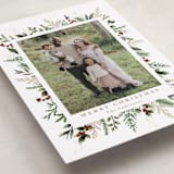 "Classic Greenery" - Holiday Cards in Mulled Wine by Susan Moyal - Detail