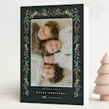 "One For The Soul" - Holiday Cards in Coal by Petra Kern - Folded Card