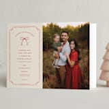 "Vintage Holiday Frame" - Holiday Cards in Candy Cane by Ashlee Townsend - Folded Card