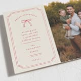 "Vintage Holiday Frame" - Holiday Cards in Candy Cane by Ashlee Townsend - Detail