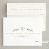 "Arched Greenery" - Holiday Cards in Snowflake by Petra Kern - FREE Recipient Addressing