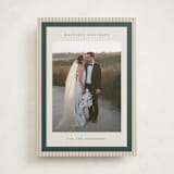 "Modern striped frame" - Holiday Cards in Forest by Jackie Crawford - Front