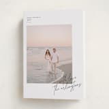 "Minimalist Signature" - Holiday Cards in Coal by Kelly Schmidt - Folded Card