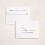 "Minimalist Signature" - Holiday Cards in Coal by Kelly Schmidt - FREE Recipient Addressing
