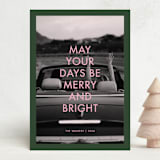 "Credits" - Holiday Cards in Sugarplum by Morgan Kendall - Front