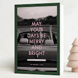 "Credits" - Holiday Cards in Sugarplum by Morgan Kendall - Folded Card