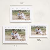 "Merry & Minimal" - Holiday Cards in Wine by Ekko Studio - Formats Available