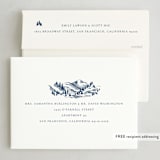 "Hills and Glens" - Holiday Cards in Navy by Anna Black - FREE Recipient Addressing