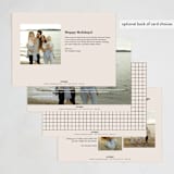 "Festive Form" - Holiday Cards in Ink by Ekko Studio - Back of Card Options