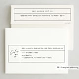 "Festive Form" - Holiday Cards in Ink by Ekko Studio - FREE Recipient Addressing