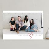 "giving love" - Holiday Cards in Cherry by Erin Deegan - Front