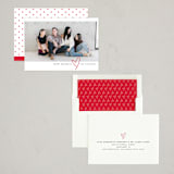 "giving love" - Holiday Cards in Cherry by Erin Deegan - Assembled