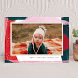 "Paint Roll" - Holiday Cards in Holly Berry by Kelly Nasuta - Front
