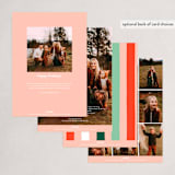 "Festive Wishes" - Holiday Cards in Guava by Alicia Schultz - Back of Card Options