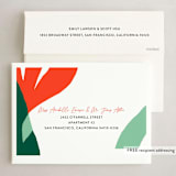 "Festive Wishes" - Holiday Cards in Guava by Alicia Schultz - FREE Recipient Addressing