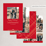 "Holiday Memories" - Holiday Cards in Holly Berry by Susan Moyal - Back of Card Options