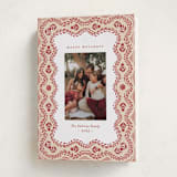 "Cottage Scallop" - Holiday Cards in Peppermint by Julie Murray - Folded Card