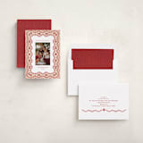 "Cottage Scallop" - Holiday Cards in Peppermint by Julie Murray - Assembled