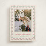 "Scallop Trim" - Holiday Cards in Wreath by letterfix - Front