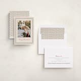"Scallop Trim" - Holiday Cards in Wreath by letterfix - Assembled