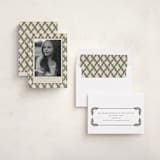 "Holly Trellis" - Holiday Cards in Eggnog by Leah Bisch - Assembled