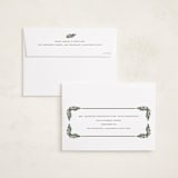 "Holly Trellis" - Holiday Cards in Eggnog by Leah Bisch - FREE Recipient Addressing