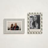 "Holly Trellis" - Holiday Cards in Eggnog by Leah Bisch - Photo Orientation Options
