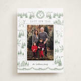 "Winter Mountain Tale" - Holiday Cards in Forest by Petra Kern - Front