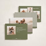 "chickadee" - Holiday Cards in Festive by Carolyn Nicks - Back of Card Options