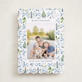 "Nutcracker ribbons" - Holiday Cards in Blue Ribbon by Sarah Knight - Front